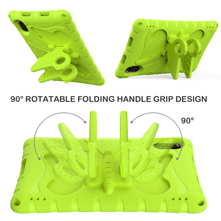 For Honor Pad X8 Pro 11.5 Butterfly Bracket EVA Shockproof Tablet Case(Grass Green)