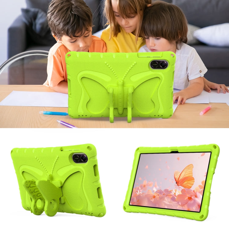 For Honor Pad X8 Pro 11.5 Butterfly Bracket EVA Shockproof Tablet Case(Grass Green)