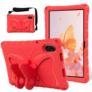 For Honor Pad X8 Pro 11.5 Butterfly Bracket EVA Shockproof Tablet Case(Red)