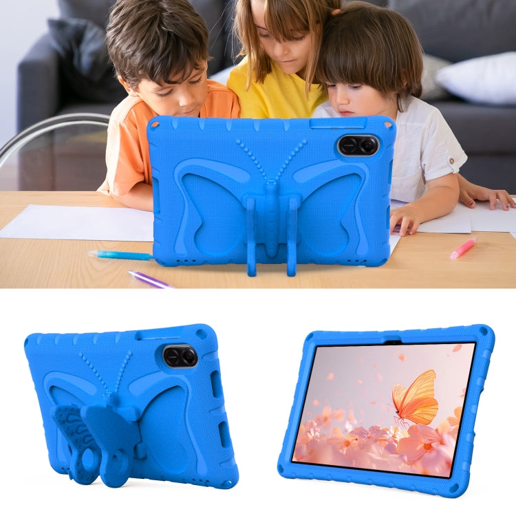 For Honor Pad X8 Pro 11.5 Butterfly Bracket EVA Shockproof Tablet Case(Blue)