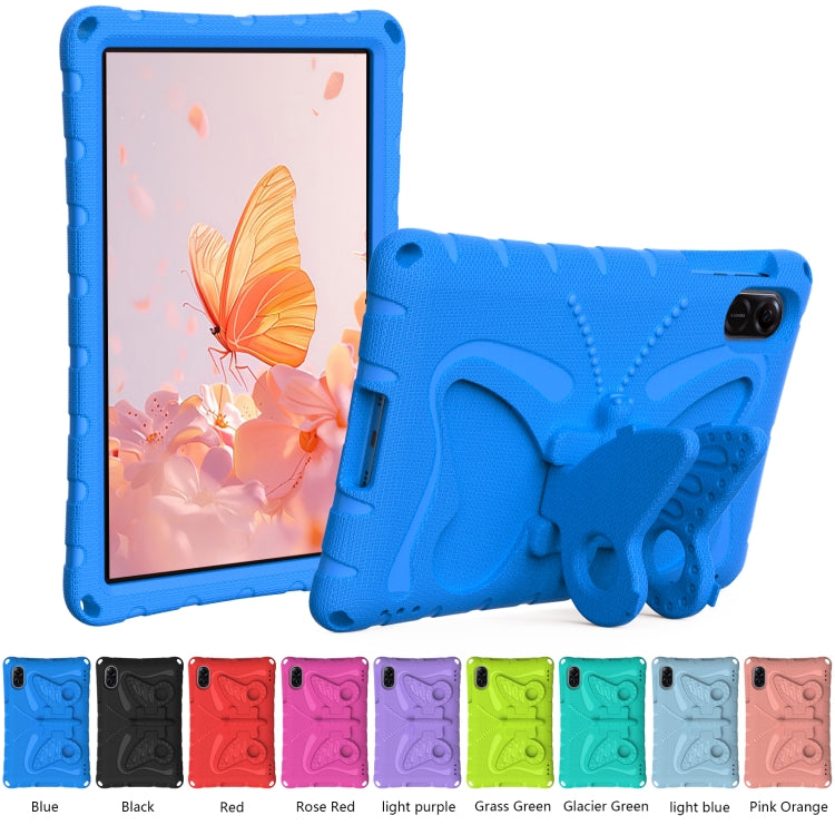 For Honor Pad X8 Pro 11.5 Butterfly Bracket EVA Shockproof Tablet Case(Blue)