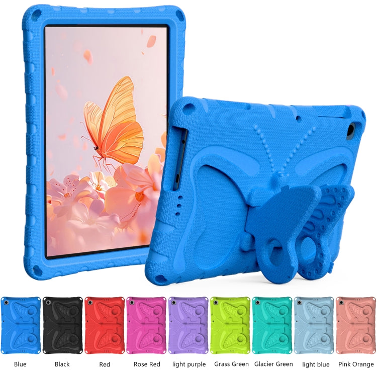 For Honor Pad X8 / X8 Lite 10.1 Butterfly Bracket EVA Shockproof Tablet Case(Blue)