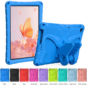 For Honor Pad X8 / X8 Lite 10.1 Butterfly Bracket EVA Shockproof Tablet Case(Blue)