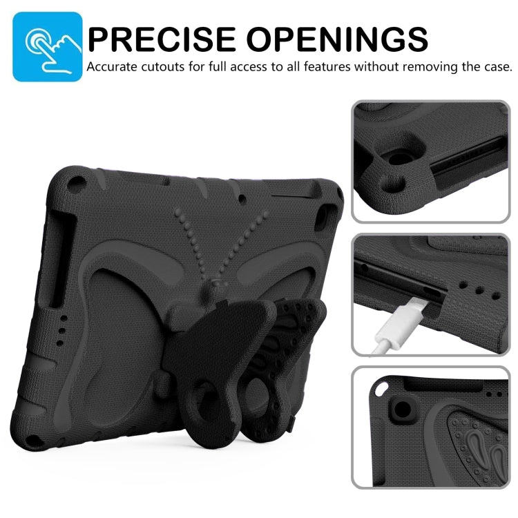 For Honor Pad X6 / Enjoy Tablet 2 Butterfly Bracket EVA Shockproof Tablet Case(Black)