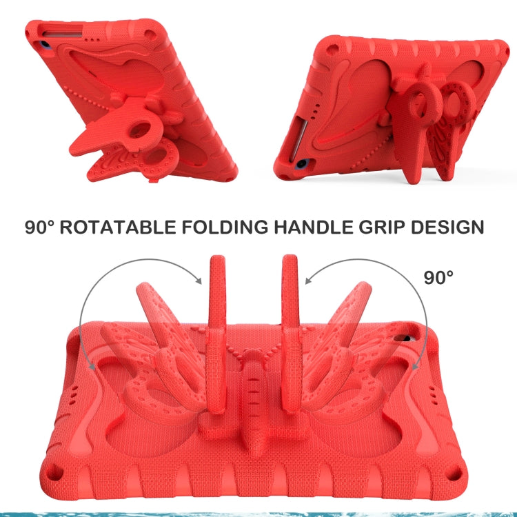 For Honor Pad X6 / Enjoy Tablet 2 Butterfly Bracket EVA Shockproof Tablet Case(Red)