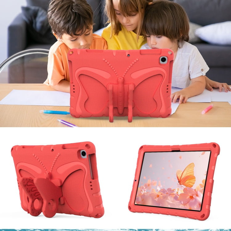For Honor Pad X6 / Enjoy Tablet 2 Butterfly Bracket EVA Shockproof Tablet Case(Red)