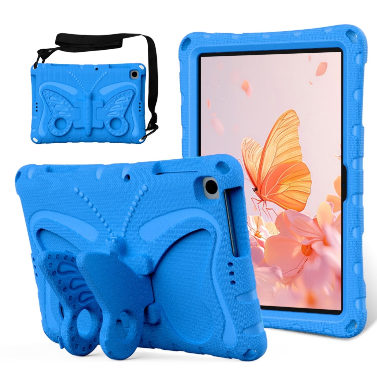 For Honor Pad X6 / Enjoy Tablet 2 Butterfly Bracket EVA Shockproof Tablet Case(Blue)