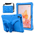 For Honor Pad X6 / Enjoy Tablet 2 Butterfly Bracket EVA Shockproof Tablet Case(Blue) - Honor by PMC TechLife | Online Shopping South Africa | PMC TechLife | Buy Now Pay Later Mobicred