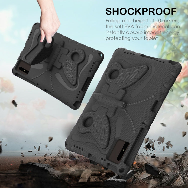 For Honor Tablet V7 11 2021 Butterfly Bracket EVA Shockproof Tablet Case(Black)