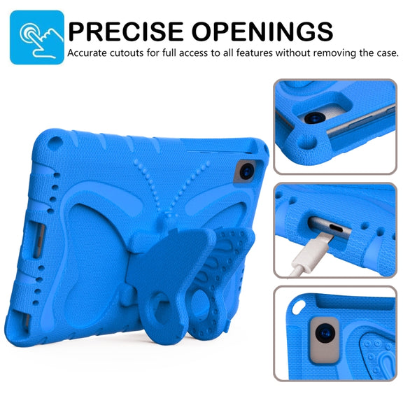 For Honor V6 10.4 2020 Butterfly Bracket EVA Shockproof Tablet Case(Blue)