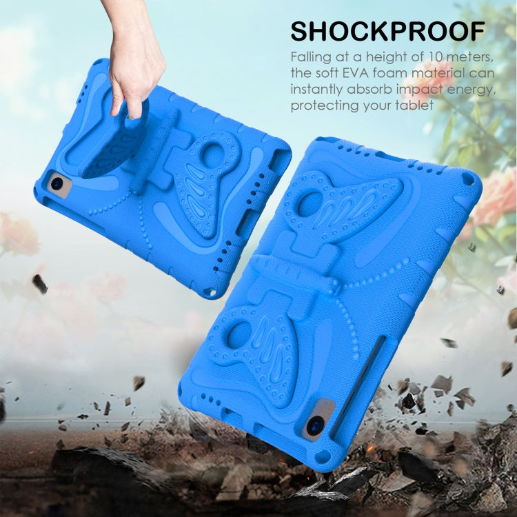 For Honor V6 10.4 2020 Butterfly Bracket EVA Shockproof Tablet Case(Blue)