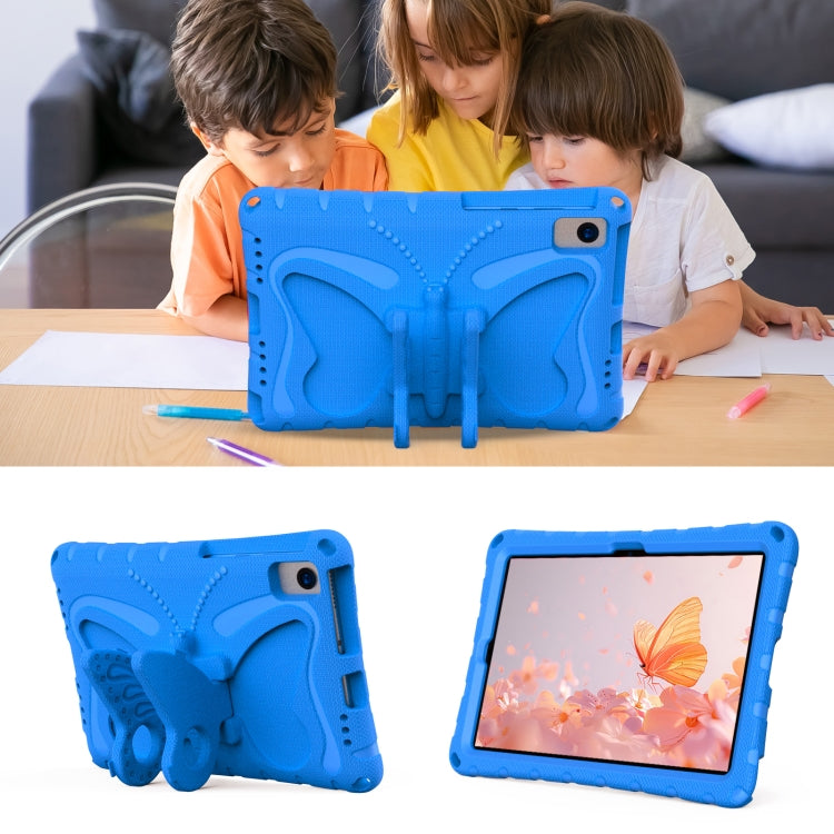 For Honor V6 10.4 2020 Butterfly Bracket EVA Shockproof Tablet Case(Blue)