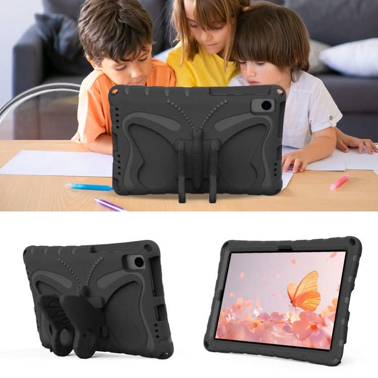 For Huawei MatePad SE 10.4 Butterfly Bracket EVA Shockproof Tablet Case(Black)