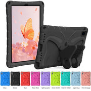 For Huawei MatePad SE 10.4 Butterfly Bracket EVA Shockproof Tablet Case(Black)
