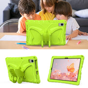For Huawei MatePad SE 10.4 Butterfly Bracket EVA Shockproof Tablet Case(Grass Green)