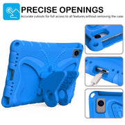 For Huawei MatePad SE 10.4 Butterfly Bracket EVA Shockproof Tablet Case(Blue)