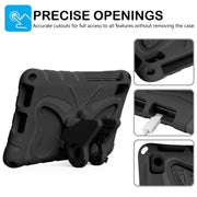 For Huawei MatePad T8 8.0 2020 Butterfly Bracket EVA Shockproof Tablet Case(Black)