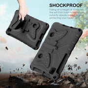 For Huawei MatePad T8 8.0 2020 Butterfly Bracket EVA Shockproof Tablet Case(Black)