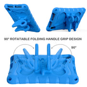 For Huawei MatePad T8 8.0 2020 Butterfly Bracket EVA Shockproof Tablet Case(Blue)
