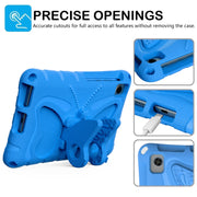 For TCL Tab 8 LE / WiFi 2023 Butterfly Bracket EVA Shockproof Tablet Case(Blue)