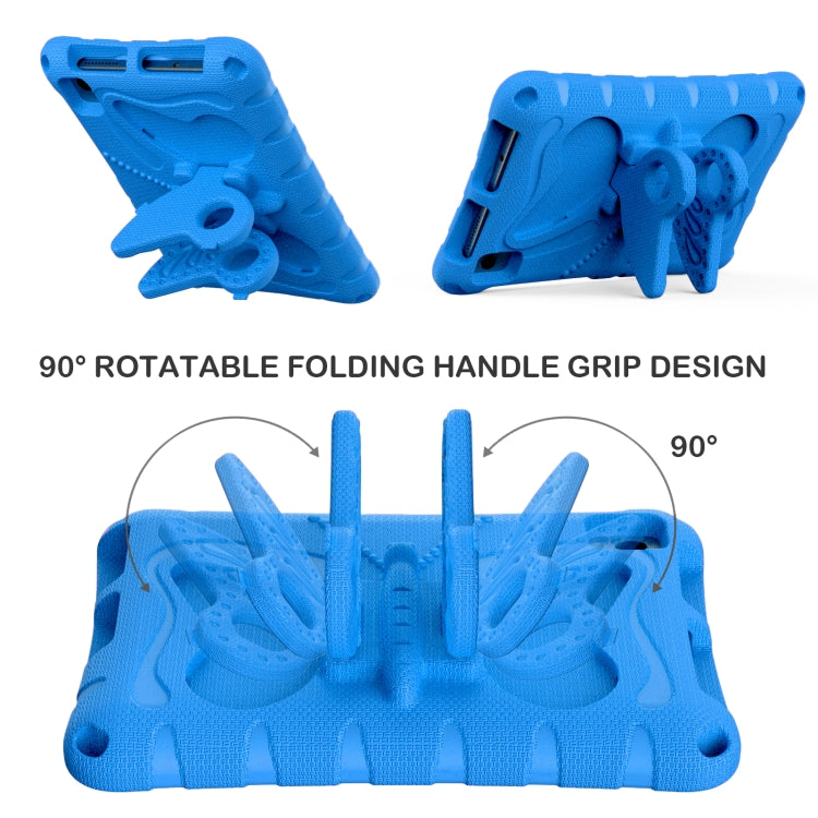 For TCL Tab 8 LE / WiFi 2023 Butterfly Bracket EVA Shockproof Tablet Case(Blue)