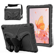 For Amazon Kindle Fire HD10 2021/2023 Butterfly Bracket EVA Shockproof Tablet Case(Black) - Amazon by PMC TechLife | Online Shopping South Africa | PMC TechLife | Buy Now Pay Later Mobicred