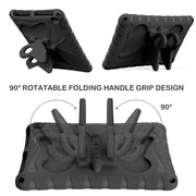 For Amazon Kindle Fire HD10 2021/2023 Butterfly Bracket EVA Shockproof Tablet Case(Black)
