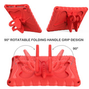 For Amazon Kindle Fire HD10 2021/2023 Butterfly Bracket EVA Shockproof Tablet Case(Red)