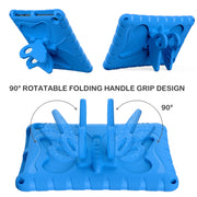 For Amazon Kindle Fire HD10 2021/2023 Butterfly Bracket EVA Shockproof Tablet Case(Blue)