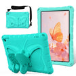 For Amazon Kindle Fire HD10 2021/2023 Butterfly Bracket EVA Shockproof Tablet Case(Mint Green) - free shipping - PMC TechLife - Order now!