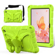 For Amazon Kindle Fire HD7 2022 Butterfly Bracket EVA Shockproof Tablet Case(Grass Green) - Amazon by PMC TechLife | Online Shopping South Africa | PMC TechLife | Buy Now Pay Later Mobicred