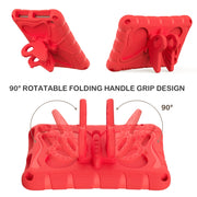 For Amazon Kindle Fire HD7 2022 Butterfly Bracket EVA Shockproof Tablet Case(Red)