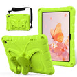 For Amazon Kindle Fire HD8 /8 Plus 2020/2022 Butterfly Bracket EVA Shockproof Tablet Case(Grass Green) - Amazon by PMC TechLife | Online Shopping South Africa | PMC TechLife | Buy Now Pay Later Mobicred
