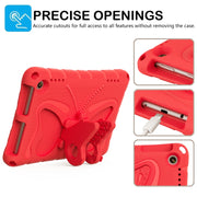 For Amazon Kindle Fire HD8 /8 Plus 2020/2022 Butterfly Bracket EVA Shockproof Tablet Case(Red)