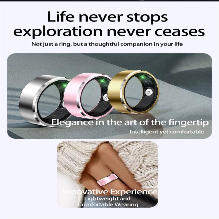 R5 SIZE 10 Smart Ring, Support Wellness Tracking / Multiple Sports Modes(Pink)