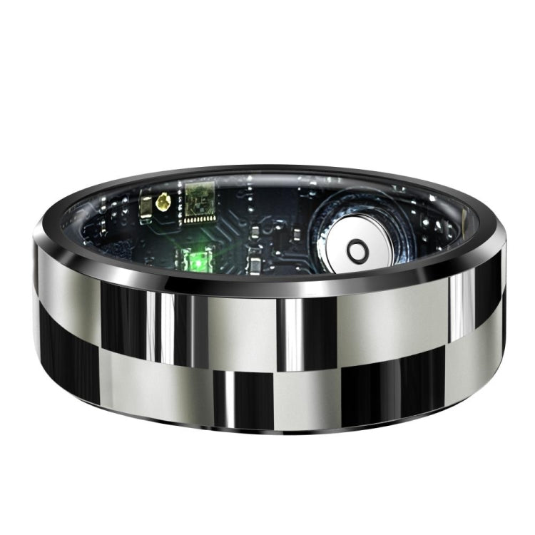 R9 SIZE 8 Smart Ring, Support Wellness Tracking / Gesture Control / Somatosensory Games(Black)