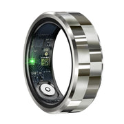 R9 SIZE 8 Smart Ring, Support Wellness Tracking / Gesture Control / Somatosensory Games(Silver)