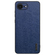 For iPhone 16e Tree Bark Leather Shockproof Phone Case(Blue) - iPhone 16e Cases by PMC TechLife | Online Shopping South Africa | PMC TechLife | Buy Now Pay Later Mobicred