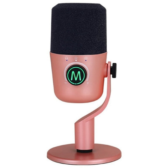PDO-20 USB Gaming Desktop Microphone Noise Reduction Condenser Microphone(Pink)