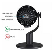 PDO-20 USB Gaming Desktop Microphone Noise Reduction Condenser Microphone(White)