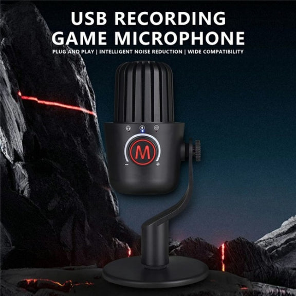 PDO-20 USB Gaming Desktop Microphone Noise Reduction Condenser Microphone(White)