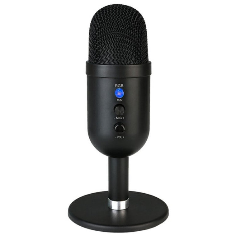 MU2000 Professional Desktop Cardioid Condenser Microphone With RGB Light