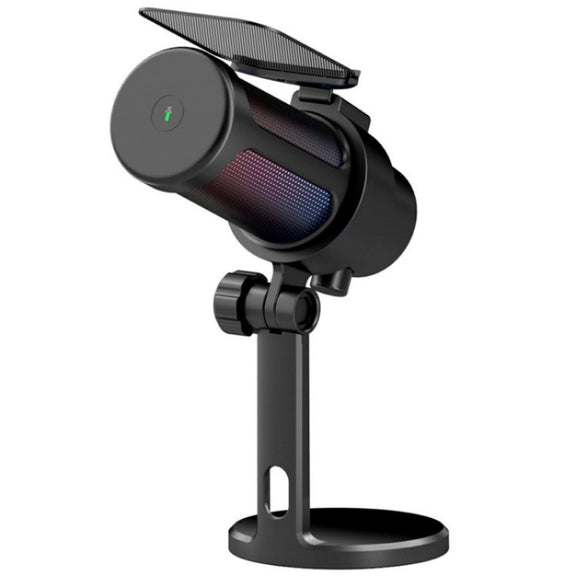 M8 Professional Desktop Condenser Microphone With RGB Light