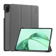 For Honor Pad X8a 11 ENKAY Tri-fold Custer Texture Leather Protective Tablet Case(Grey)