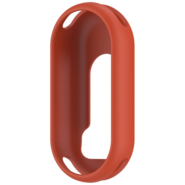 For Xiaomi Smart Band 9 NFC Glossy Surface Silicone Watch Protective Case(Original Red)