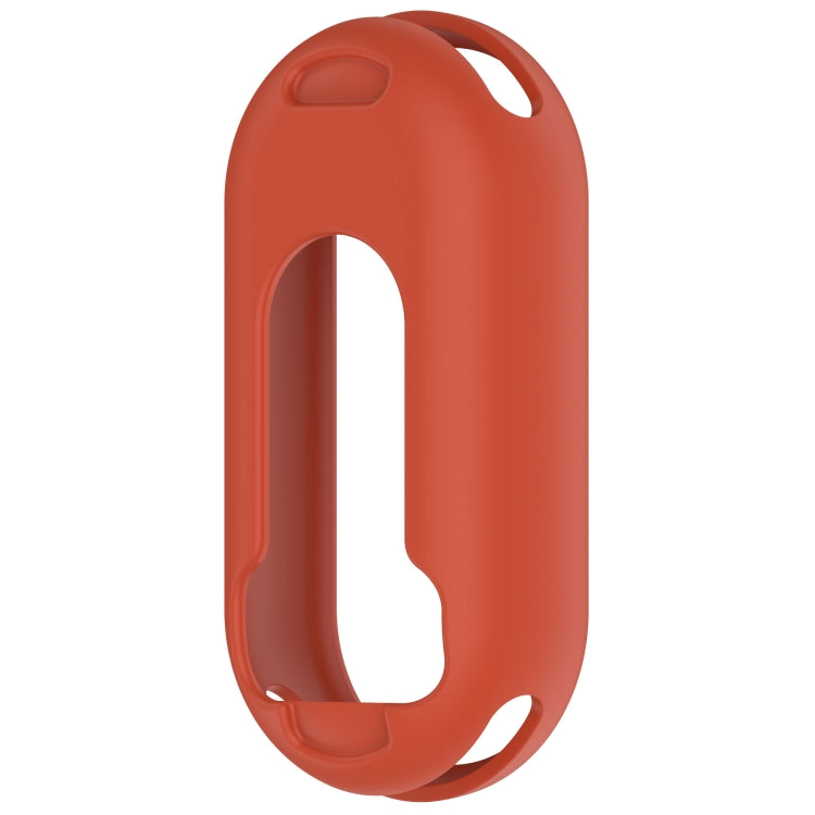 For Xiaomi Smart Band 9 Glossy Surface Silicone Watch Protective Case(Original Red)