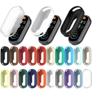 For Xiaomi Smart Band 9 Glossy Surface Silicone Watch Protective Case(Original Red)
