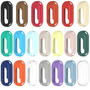 For Xiaomi Smart Band 9 NFC Glossy Surface Silicone Watch Protective Case(Original Red)