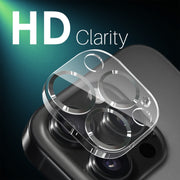 For iPhone 16 Pro / 16 Pro Max NORTHJO Camera Lens Protector CD Veins 3D Tempered Glass Film(Black)