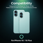 For iPhone 16 / 16 Plus NORTHJO Camera Lens Protector CD Veins 3D Tempered Glass Film(Gold)